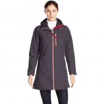 Helly Hansen W Long Belfast Winter - Abrigo para mujer, color negro, talla S