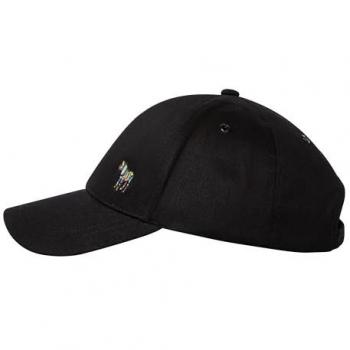 Paul Smith Mens Signature Stripe Zebra Logo Baseball Cap - Black - One Size