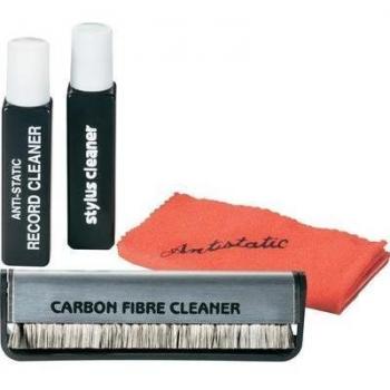 Analogis Cuidado Juego vinilo Care Pro se compone de Record Cleaner, Stylus Cleaner, carbon Busto y cuidado Paño