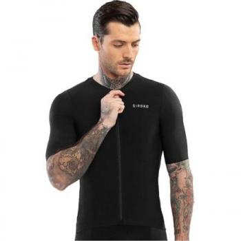 Maillot de ciclismo de manga corta para hombre ultraligero SRX PRO HighTech Siroko Negro