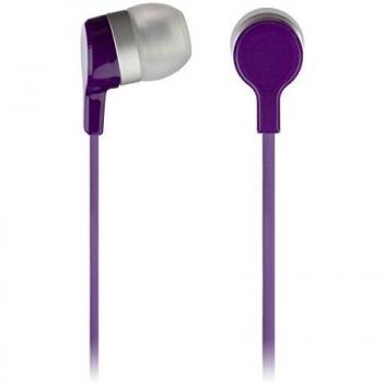 KitSound Mini - Auriculares in-ear con micrófono Compatible con Dispositivos Apple, BlackBerry, HTC, Nokia y Samsung, morado