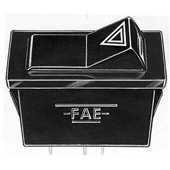 Interruptor de luz warning FAE 62350 - Interruptor para señalización de emergencia, compatible con vehículos, fácil instalación, diseño compacto y duradero