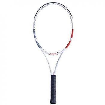 BABOLAT Strike EVO UNSTRUNG Raqueta, Adultos Unisex, Blanc Rouge Noir