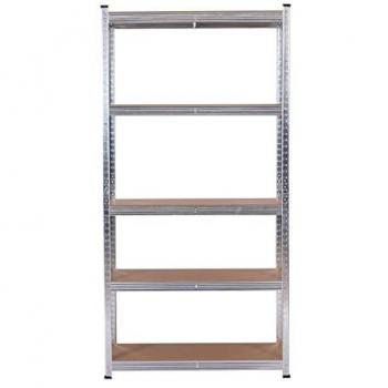 Estantería Metálica Galvanizada Max Pro 5 Baldas Ajustables 70x40x180 cm Soporta hasta 875 kg