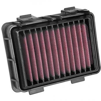 Filtro de aire K&N KT-1217 para motocicletas, alta eficiencia y reutilizable