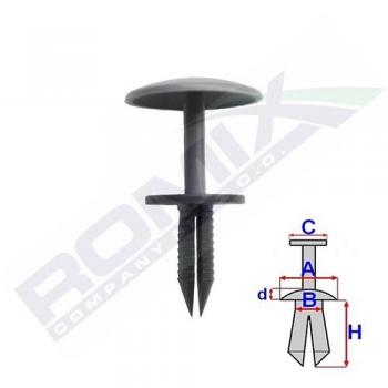 Pinza para tapicería ROMIX C70322 con grapa integrada, mango ergonómico, diseño ligero y resistente, ideal para trabajos de tapicería y manualidades