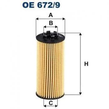 Filtro de aceite FILTRON OE 672/9