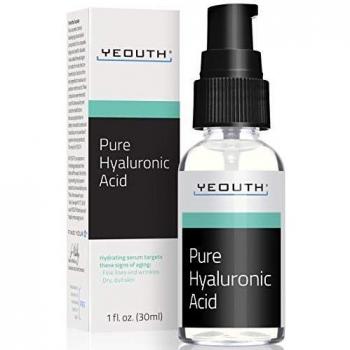 YEOUTH Pure Hyaluronic Acid serum for face, Extra ordinary skincare for women & men, Layer with other serums like Retinol Serum or Vitamin C Serum in your skincare routine 1oz
