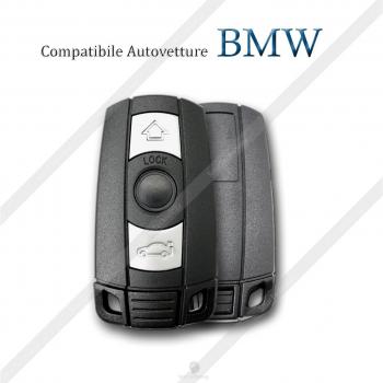 Concha cáscara y hoja extraíble Llave Mando a distancia 3 teclas para coche BMW Serie 1 3 5 6 7 X5 X6 Z4 Shell Case Key