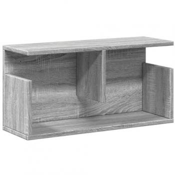 Mueble de pared madera de ingeniería gris Sonoma 60x20x30 cm