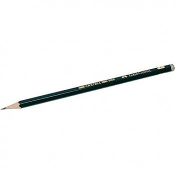 Faber-Castell 9000 - Lápices de Grafito Dureza F, Pack de 3 Unidades