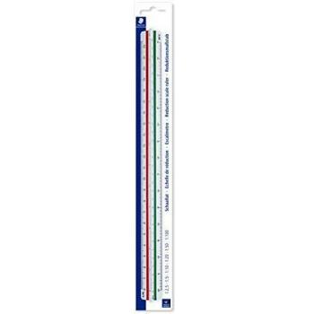 Staedtler Mars 561 98 DINBK. Escalímetro de precisión de 30 centímetros, con 6 escalas