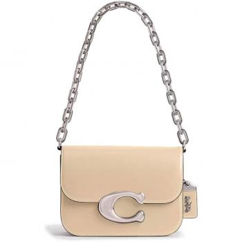 Luxe Ivory Refined Calf Crossbody Bag for Women - One Size
