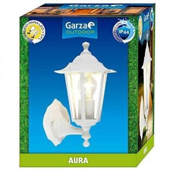 Garza Aplique ascendente aura E27, Blanco, 25 x 20 x 18 cm