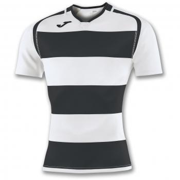 Joma Camiseta PRORUGBY II Rojo-Blanco M/C - Camiseta técnica de Manga Corta, Unisex, Rojo -