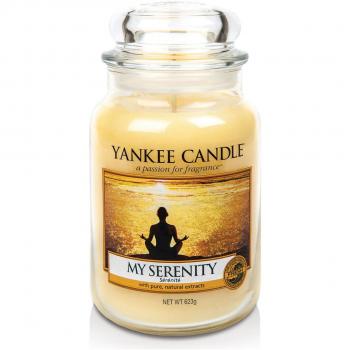 Yankee Candle 1507698E - 623 g Mi serenidad  Vela en jarra grande color amarillo