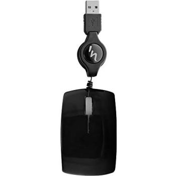 Ratón óptico compacto T'n'B Guppy 3 con cable