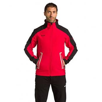Izas BOSSONS Softshell, Hombre, Red/Black/Grey, S
