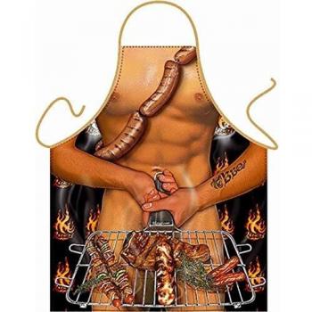 Delantal de cocina y barbacoa (talla única)