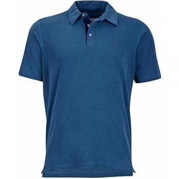 Marmot Wallace SS - Polo para Hombre, Hombre, Polo, 43520-2829-6, Vintage Navy Heather, Extra-Large