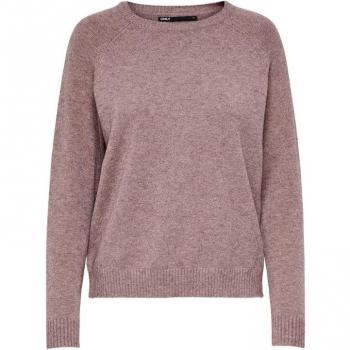 ONLY WEAR 15170427 LESLY KINGS Jersey Manga Larga Mujer Rosa, Jersey de manga larga para mujer, color rosa, diseño moderno y elegante, tejido suave y cómodo, ideal para uso diario y ocasiones casuales