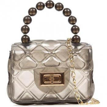Villalvernia bolso de mano mini de pvc brillante