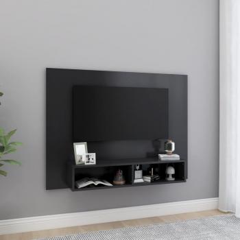 Mueble de TV de pared madera contrachapada 120x23,5x90 cm vidaXL, Mueble de Salon, Mueble Televisor, Mesa de TV