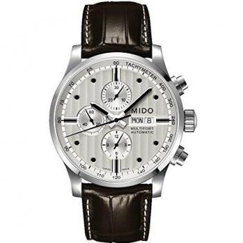 Mido Reloj Multiesfera para Hombre de Automático con Correa en Cuero M005.614.16.031.00