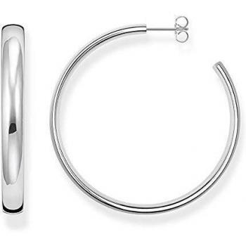 Pendientes de aro grandes Chunky de plata 925 Thomas Sabo