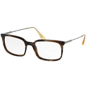 Prada 0PR 16UV Monturas de gafas, Dark Horn, 53 para Hombre
