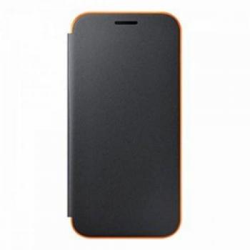 SAMSUNG Neon Flip Cover - Funda para Galaxy A5 2017, Color Negro