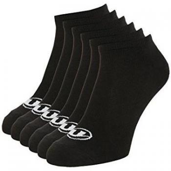Ultrasport - Calcetines bajos, paquete de 6 unidades, color negro, talla 43-46