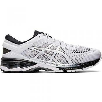 Asics Gel-Kayano 26, Running Shoe para Hombre, Blanco/Negro, 45 EU