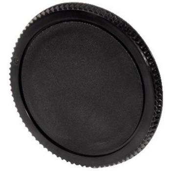 Tapa de Cuerpo para Cámara Nikon F-Mount, Tapa de Objetivo, Color Negro