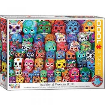Eurographics Traditional Mexican Skulls 1000-Piece Puzzle