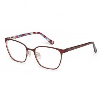 Ted Baker Rectangular Burgundy Women's Glasses with Prescription Option