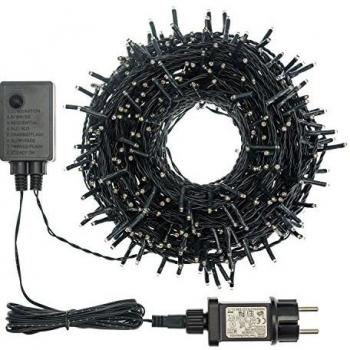 Guirnalda de luces navideñas 360 Mini LED Blanco Frío con Controlador Lotti 4+25.7m