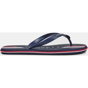 Chanclas Hackett Costa Sport - Marino para hombre, estilo flip flop con logo en relieve