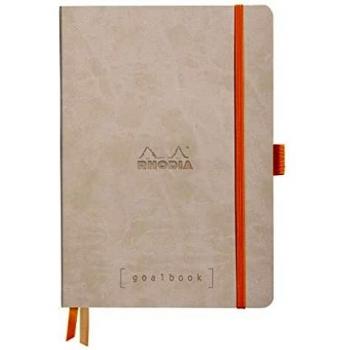 Cuaderno Rhodiarama A5 DOT Beige con Tapa Blanda y Páginas de Puntos