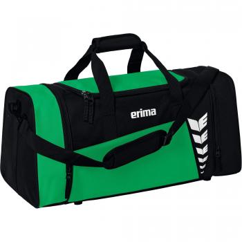 Erima Bolsa de Deporte Six Wings 28L, color Smaragd/Negro, tamaño S
