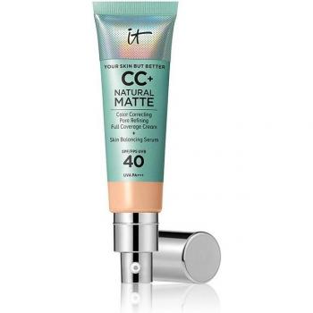 IT Cosmetics Your Skin But Better CC+ Natural Matte Cream Foundation SPF 40 - Light Medium