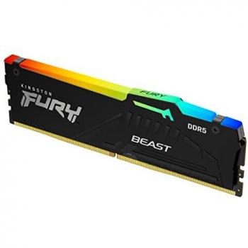 Kingston FURY Beast DDR5 RGB 16GB 5600MT/s DDR5 CL36 DIMM Desktop Gaming Single Module - KF556C36BBEA-16