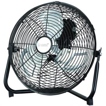 Ventilador metálico de suelo 40cm 70W Negro