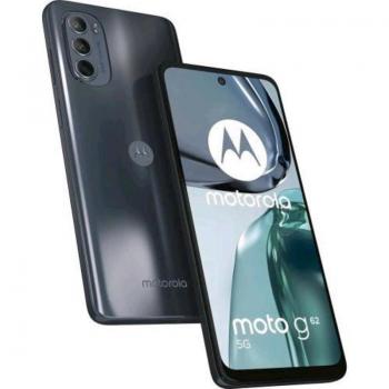 Smartphone Motorola Moto G62 5G, 6GB RAM, 128GB almacenamiento, pantalla de 6.5 a 120Hz, Dual SIM, color Gris Medianoche