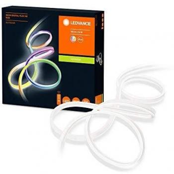 Tira LED Neon Digital Flex Ledvance 5m RGB IP65 23W con Control Remoto para Interior y Exterior