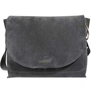 COCCINELLE - Essentielle Suede E1 Cc1 12 01 01, Shoppers y bolsos de hombro Mujer, Gris