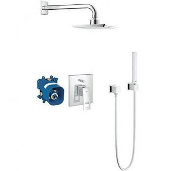 Grohe Eurocube - Set de ducha con Euphoria Cube 152, color cromo