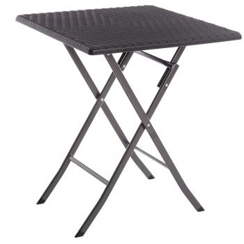 Ldk Garden Lola Derek - Mesa jardín plegable, 62 x 62 x 71 cm, color negro