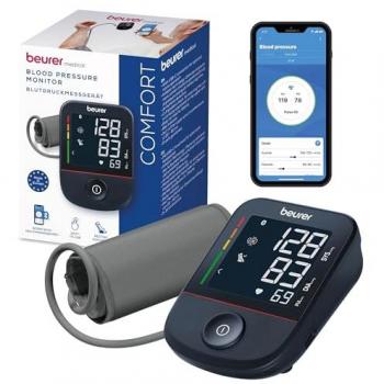Beurer BM 48 Bluetooth Upper Arm Blood Pressure Monitor with App Connection and Fast Measurement