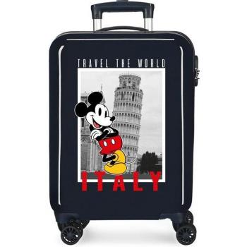 Disney Maleta de Cabina Rígida Mickey Italy 55cm Azul Marino con Capacidad de 34L